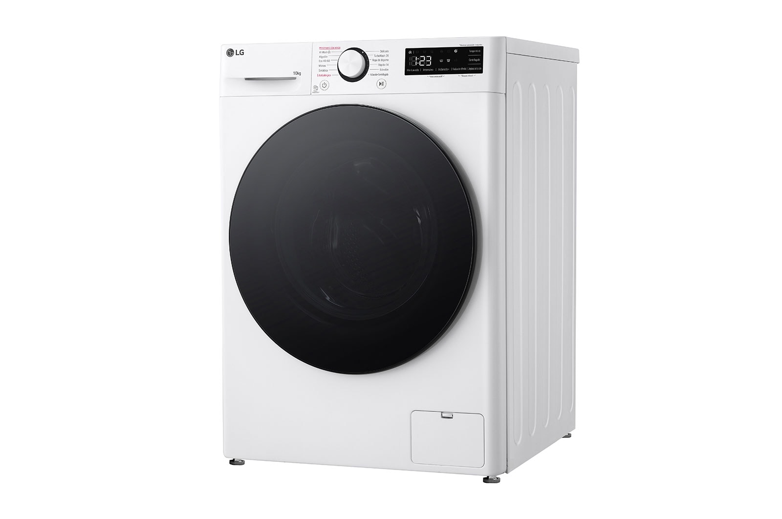 LG Lavadora inteligente AI Direct Drive. TurboWash 360º, Vapor,  10kg ,  1400rpm Un 10% más eficiente que A, Serie 600, F4WR6010AGW
