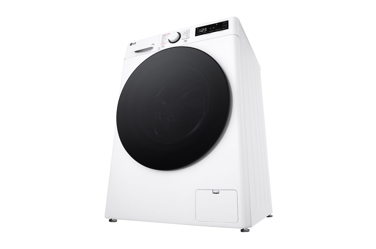 LG Lavadora inteligente AI Direct Drive. TurboWash 360º, Vapor,  10kg ,  1400rpm Un 10% más eficiente que A, Serie 600, F4WR6010AGW