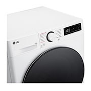 LG Lavadora inteligente AI Direct Drive. TurboWash 360º, Vapor,  10kg ,  1400rpm Un 10% más eficiente que A, Serie 600, F4WR6010AGW