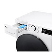 LG Lavadora inteligente AI Direct Drive. TurboWash 360º, Vapor,  10kg ,  1400rpm Un 10% más eficiente que A, Serie 600, F4WR6010AGW