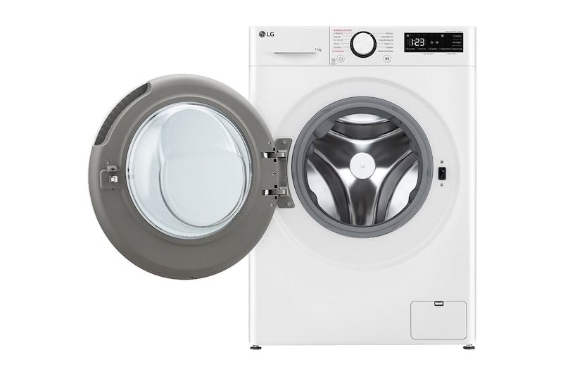 LG Lavadora inteligente AI Direct Drive. TurboWash 360º, Vapor,  11kg ,  1400rpm Un 10% más eficiente que A, Serie 600, F4WR6011A0W