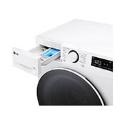 LG Lavadora inteligente AI Direct Drive. TurboWash 360º, Vapor,  11kg ,  1400rpm Un 10% más eficiente que A, Serie 600, F4WR6011A0W