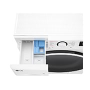 LG Lavadora inteligente AI Direct Drive. TurboWash 360º, Vapor,  11kg ,  1400rpm Un 10% más eficiente que A, Serie 600, F4WR6011A0W