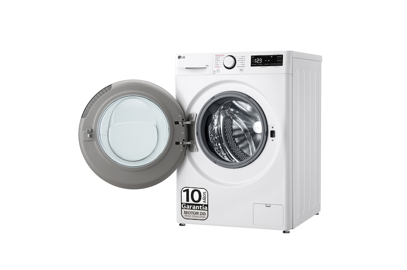 LG Lavadora inteligente AI Direct Drive. TurboWash 360º, Vapor,  11kg ,  1400rpm Un 10% más eficiente que A, Serie 600, F4WR6011AGW