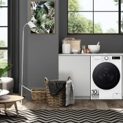 LG Lavadora inteligente AI Direct Drive. TurboWash 360º, Vapor,  11kg ,  1400rpm Un 10% más eficiente que A, Serie 600, F4WR6011AGW
