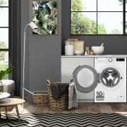 LG Outlet Lavadora inteligente AI Direct Drive. TurboWash 360º, Vapor, 13kg , 1400rpm Un 20% más eficiente que A, Serie 600, F4WR6013AGW.OUTLET