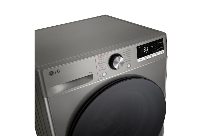 LG Lavadora inteligente AI Direct Drive. TurboWash 360º, Vapor+,  9kg ,  1400rpm Un 10% más eficiente que A, Serie 700, F4WR7009AGS