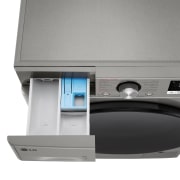 LG Lavadora inteligente AI Direct Drive. TurboWash 360º, Vapor+,  9kg ,  1400rpm Un 10% más eficiente que A, Serie 700, F4WR7009AGS