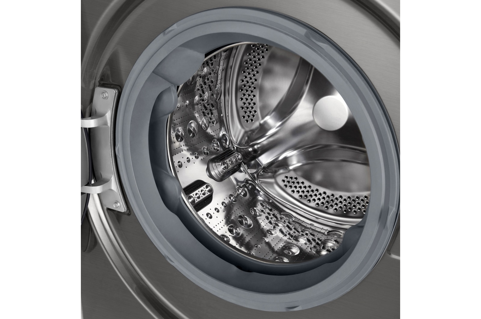 LG Lavadora inteligente AI Direct Drive. TurboWash 360º, Vapor+, 10kg , 1400rpm Un 10% más eficiente que A, Serie 700, WR7010AGS.OBSEXC