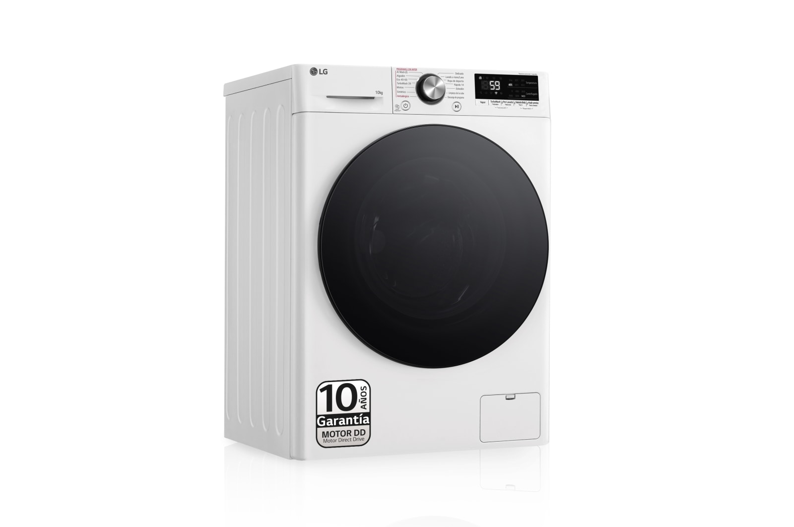 F4WR7010AGW vista frontal ladeada