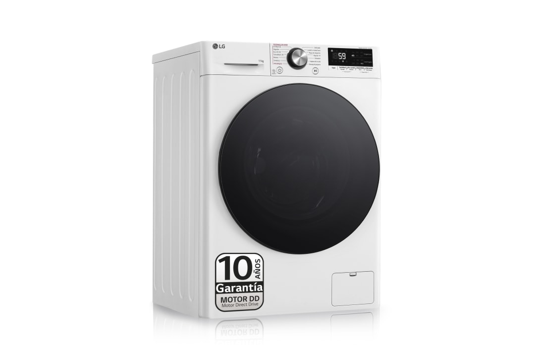 LG Outlet Lavadora inteligente AI Direct Drive. TurboWash 360º, Vapor+, 11kg , 1400rpm Un 10% más eficiente que A, Serie 700, F4WR7011AGW.OUTLET