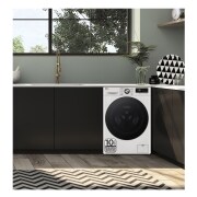 LG Lavadora inteligente AI Direct Drive. TurboWash 360º, Vapor+,  11kg ,  1400rpm Un 10% más eficiente que A, Serie 700, F4WR7011AGW