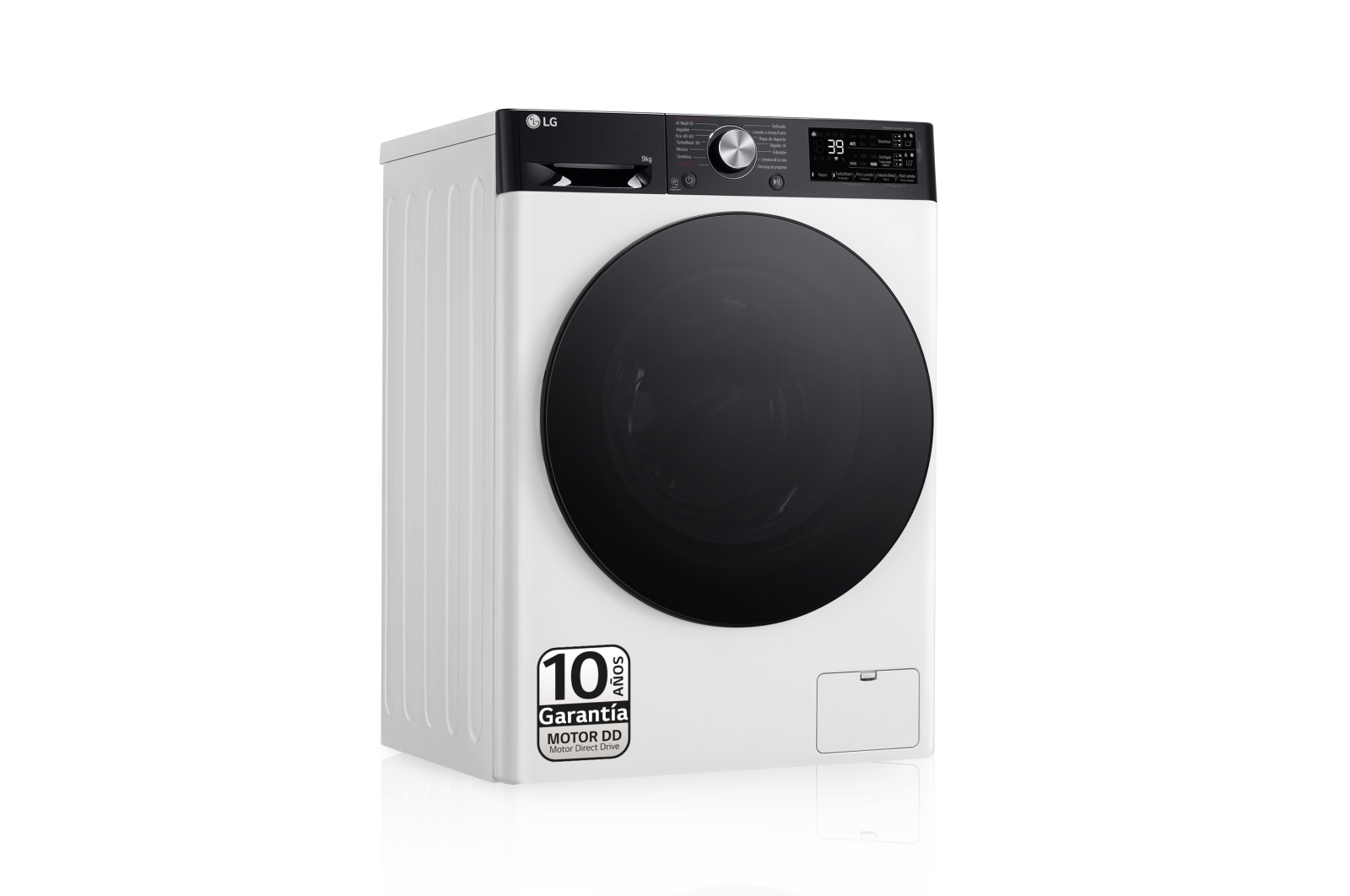Vista frontal de Outlet Lavadora 9kg 1400rpm , Un 10% más eficiente que A, TurboWash 360º- Dosificador automático detergente F4WR7509AGH.OUTLET
