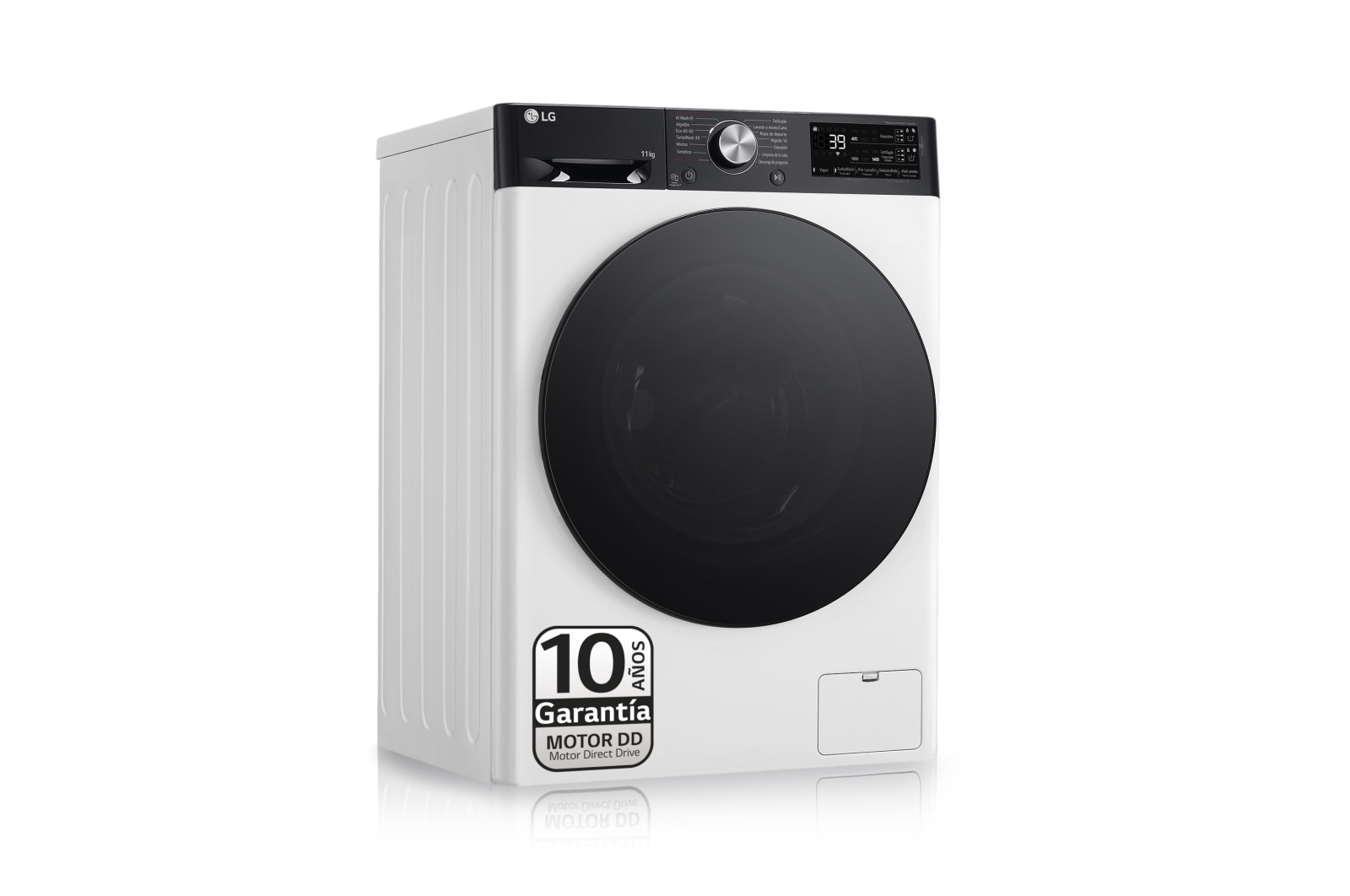 Vista frontal de Outlet Lavadora 11kg , 1400rpm Un 10% más eficiente que A, TurboWash 360º- Dosificador automático detergente F4WR7511AGH.OUTLET