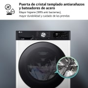 LG Outlet Lavadora 11kg , 1400rpm Un 10% más eficiente que A, TurboWash 360º- Dosificador automático detergente, F4WR7511AGH.OUTLET