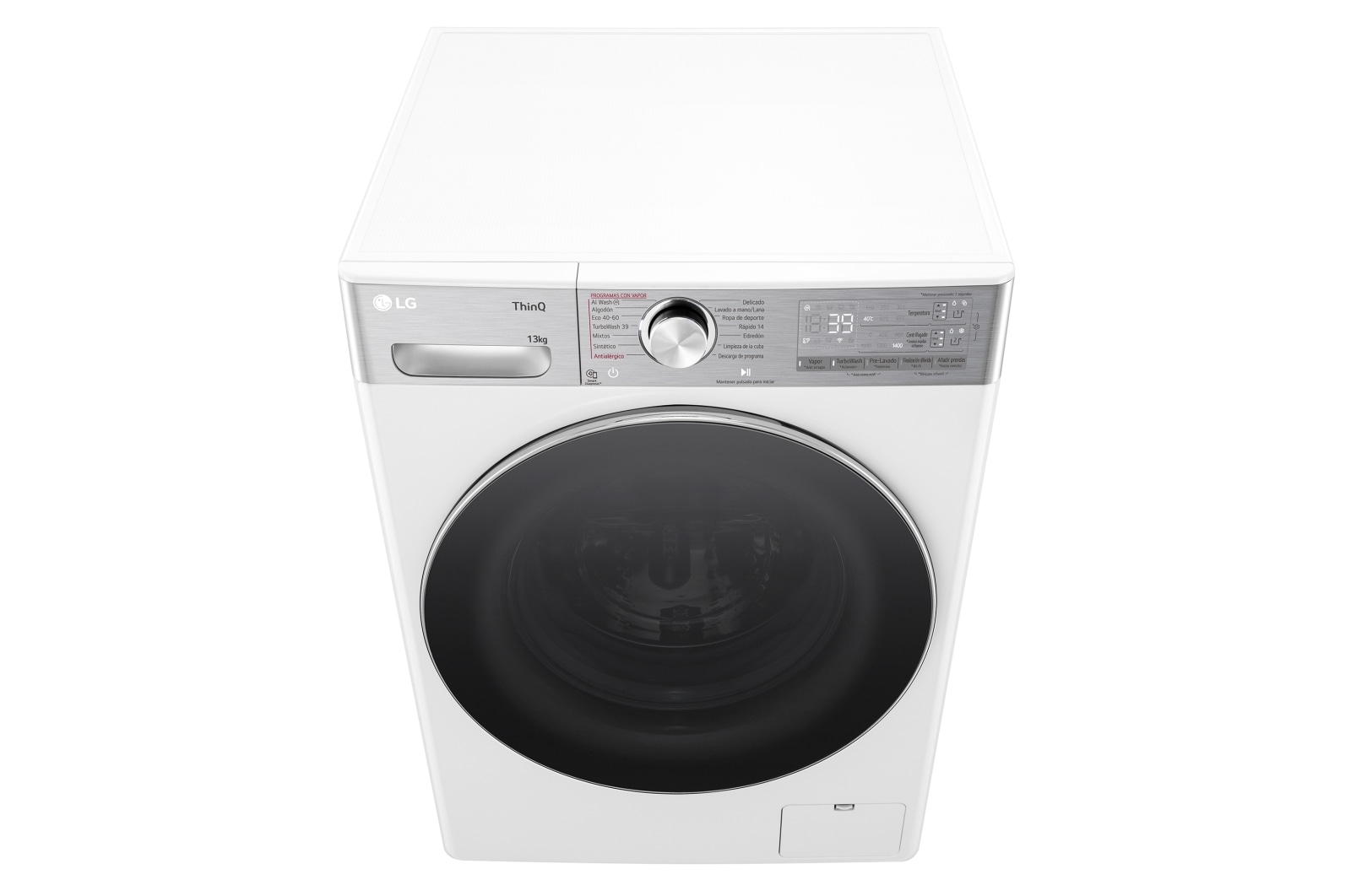 LG Outlet Lavadora inteligente AI Direct Drive. TurboWash 360º, Autodosificación, 13kg , 1400rpm Un 20% más eficiente que A, Serie 950, F4WR9513A2W.OUTLET