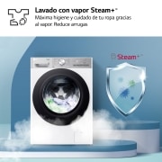 LG Outlet Lavadora inteligente AI Direct Drive. TurboWash 360º, Autodosificación, 13kg , 1400rpm Un 20% más eficiente que A, Serie 950, F4WR9513A2W.OUTLET