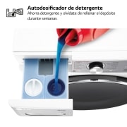 LG Outlet Lavadora inteligente AI Direct Drive. TurboWash 360º, Autodosificación, 13kg , 1400rpm Un 20% más eficiente que A, Serie 950, F4WR9513A2W.OUTLET