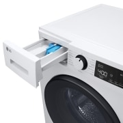LG 9 kg y 1400 rpm Lavadora Frontal en Blanca AI DD™, F4WT2009S3W