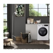 LG 9 kg y 1400 rpm Lavadora Frontal en Blanca AI DD™, F4WT2009S3W