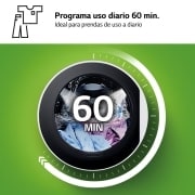 LG 9 kg y 1400 rpm Lavadora Frontal en Blanca AI DD™, F4WT2009S3W