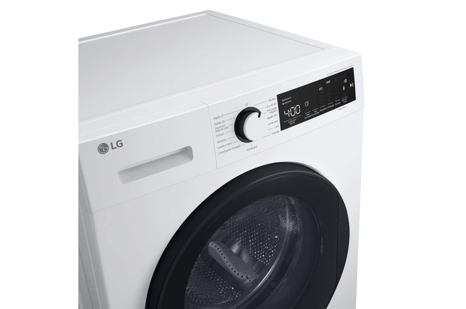 LG 9 kg y 1400 rpm Lavadora Frontal en Blanca AI DD™, F4WT2009S3W