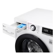 LG  Lavadora inteligente AI Direct Drive 8kg, 1400rpm, Clasificación C, Blanca, Serie 300, F4WV3008S6W