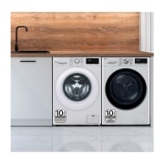 LG Lavadora inteligente AI Direct Drive™, 9kg, 1400, Clasificación B, Blanca, Serie 300, F4WV3009N3W