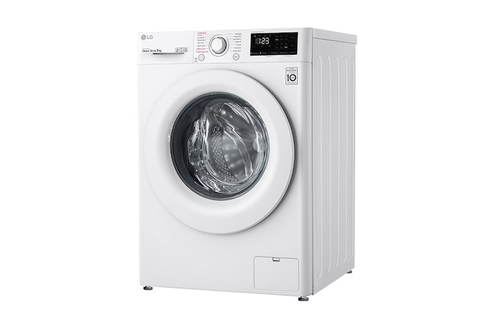 LG Lavadora inteligente AI Direct Drive 9kg, 1400rpm, Clasificación B, Blanca, Serie 300, F4WV3009S3W