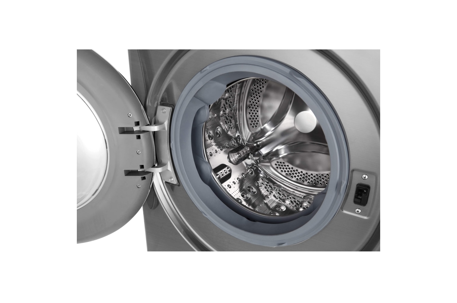 LG Lavadora inteligente AI Direct Drive 9kg, 1400rpm, Clasificación B, Inox antihuellas, Serie 300, F4WV3009S6S