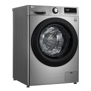 LG Lavadora inteligente AI Direct Drive 9kg, 1400rpm, Clasificación B, Inox antihuellas, Serie 300, F4WV3009S6S
