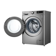 LG Lavadora inteligente AI Direct Drive 9kg, 1400rpm, Clasificación B, Inox antihuellas, Serie 300, F4WV3009S6S