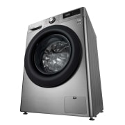 LG Lavadora inteligente AI Direct Drive 9kg, 1400rpm, Clasificación B, Inox antihuellas, Serie 300, F4WV3009S6S
