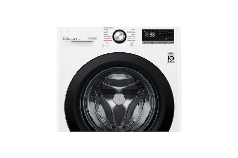 LG Lavadora inteligente AI Direct Drive 10,5kg, 1400rpm, Clasificación B Blanca, Serie 300, F4WV3010S6W