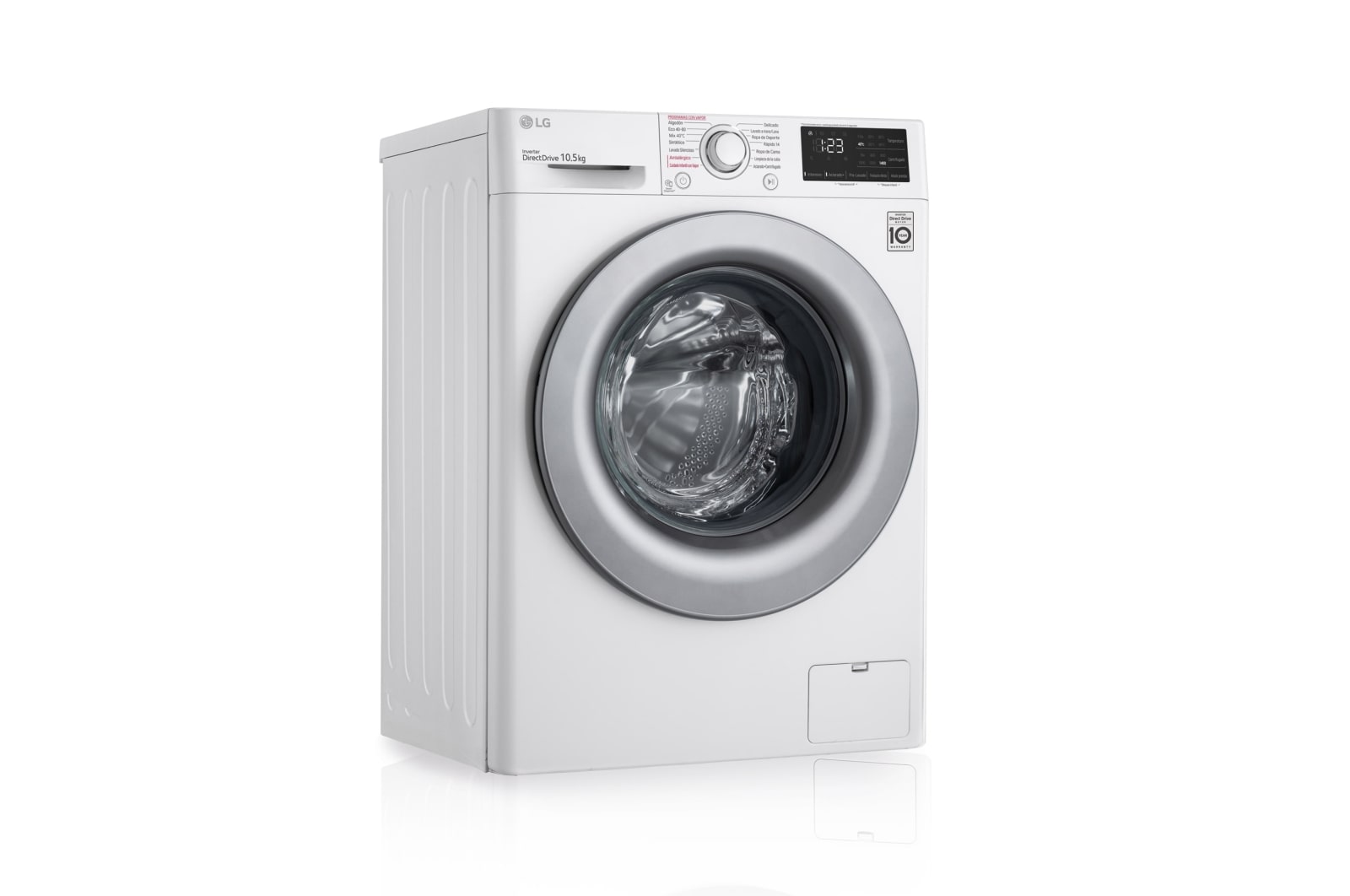 LG F4WV301S4WA Lavadora vista frontal izquierda