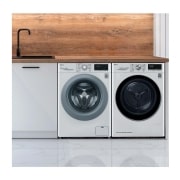 LG Lavadora inteligente  AI Direct Drive<sup>TM</sup>, con Vapor, 10,5kg, 1400,  Clasificación A Blanca, Serie 300, F4WV301S4WA