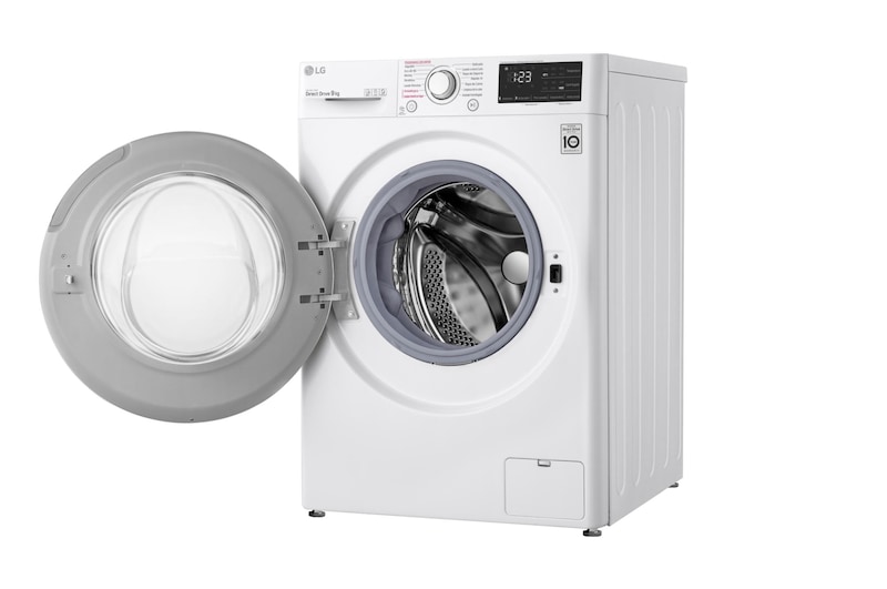 LG Lavadora inteligente AI Direct Drive 9kg, 1400rpm, Clasificación B, Blanca, Serie 320, F4WV3209S0W