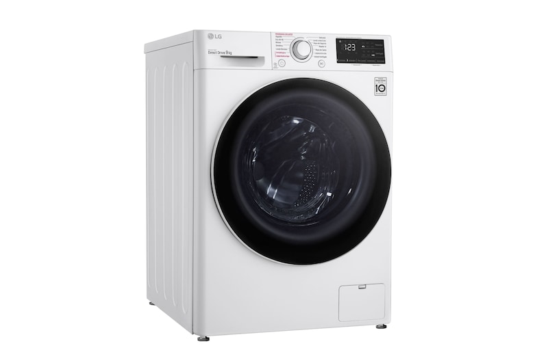 LG Lavadora inteligente AI Direct Drive 9kg, 1400rpm, Clasificación A, Blanca, Serie 320, F4WV329S0WA