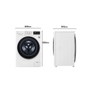 LG Lavadora inteligente AI Direct Drive 9kg, 1400rpm, Clasificación A, Blanca, Serie 320, F4WV329S0WA