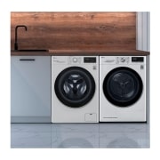 LG Lavadora inteligente AI Direct Drive 9kg, 1400rpm, Clasificación A, Blanca, Serie 320, F4WV329S0WA