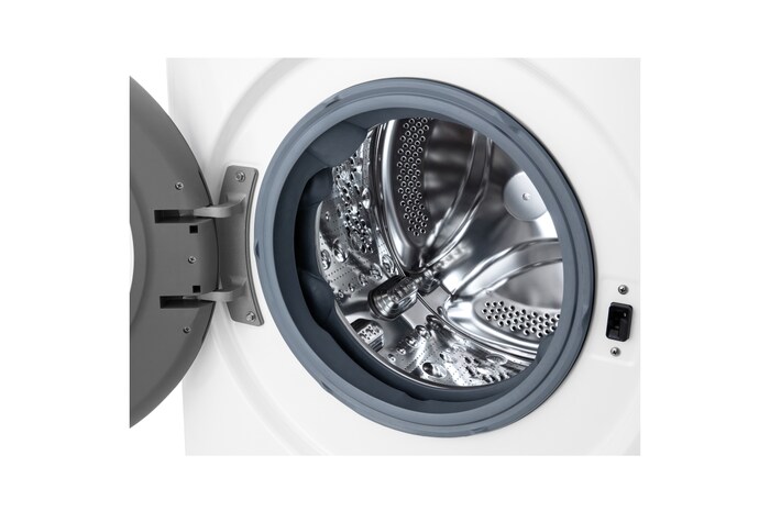 LG Lavadora inteligente  AI Direct Drive TM, con Vapor, autodosificación detergente, 9kg, 1400,  Clasificación B Blanca, Serie 350, F4WV3509S3W