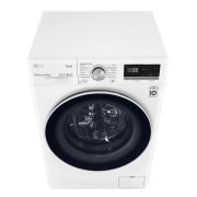 LG Lavadora inteligente AI Direct Drive 9kg, 1400rpm, Clasificación B, Blanca, Serie 500, F4WV5009S0W