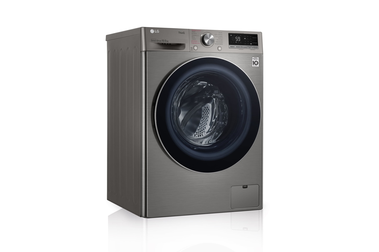 LG F4WV5010S2S Lavadora vista frontal izquierda