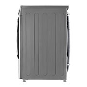 LG Lavadora inteligente   AI Direct Drive ™, TurboWash 59, 8kg, 1400rpm,  Clasificación B, Inox antihuellas, Serie 500, F4WV508S2BS