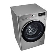 LG Lavadora inteligente   AI Direct Drive ™, TurboWash 59, 8kg, 1400rpm,  Clasificación B, Inox antihuellas, Serie 500, F4WV508S2BS