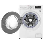 LG Lavadora inteligente AI Direct Drive™, TurboWash 59, con autodosificación de detergente, 9kg, 1400rpm, Clasificación B, Blanca, Serie 550, F4WV5509S1W