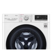 LG Lavadora inteligente AI Direct Drive™, TurboWash 59, con autodosificación de detergente, 9kg, 1400rpm, Clasificación B, Blanca, Serie 550, F4WV5509S1W