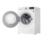 LG Lavadora inteligente AI Direct Drive™, TurboWash 59, con autodosificación de detergente, 9kg, 1400rpm, Clasificación B, Blanca, Serie 550, F4WV5509S1W