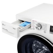 LG Lavadora inteligente AI Direct Drive 9kg, 1400rpm, Clasificación A, Blanca, Serie 700, F4WV7009S1W