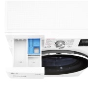 LG Lavadora inteligente AI Direct Drive 10.5kg, 1400rpm, Clasificación A, Blanca, Serie 700, F4WV7010S2W